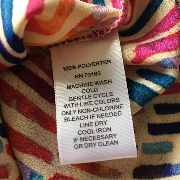 Abstract Watercolor Top - Picture 7 of 7